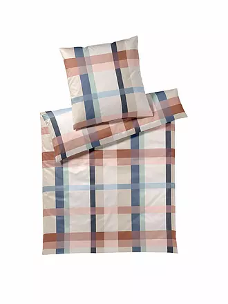 ELEGANTE | Satin-Bettwäsche 70x90cm/140x200cm NIGHT GARDEN Terra | 